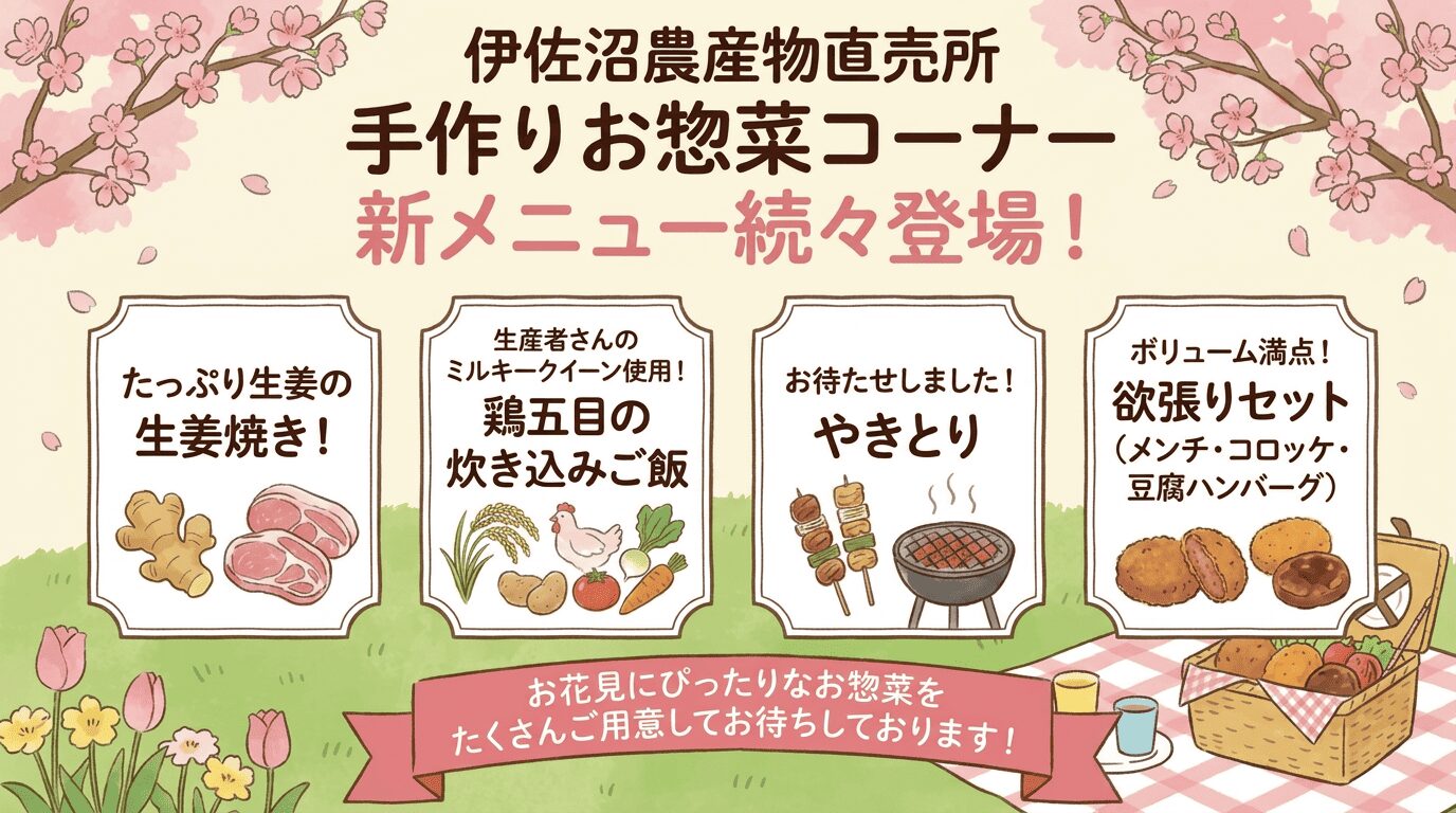 春の新メニュー登場！お花見にぴったりなお惣菜